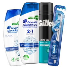 Alle Oral-B, Gillette of Head&Shoulders